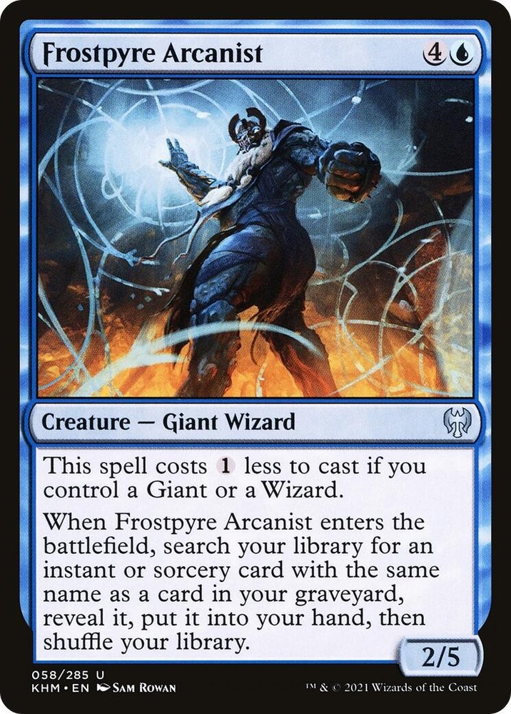 Frostpyre Arcanist Kaldheim 58 MTG LP