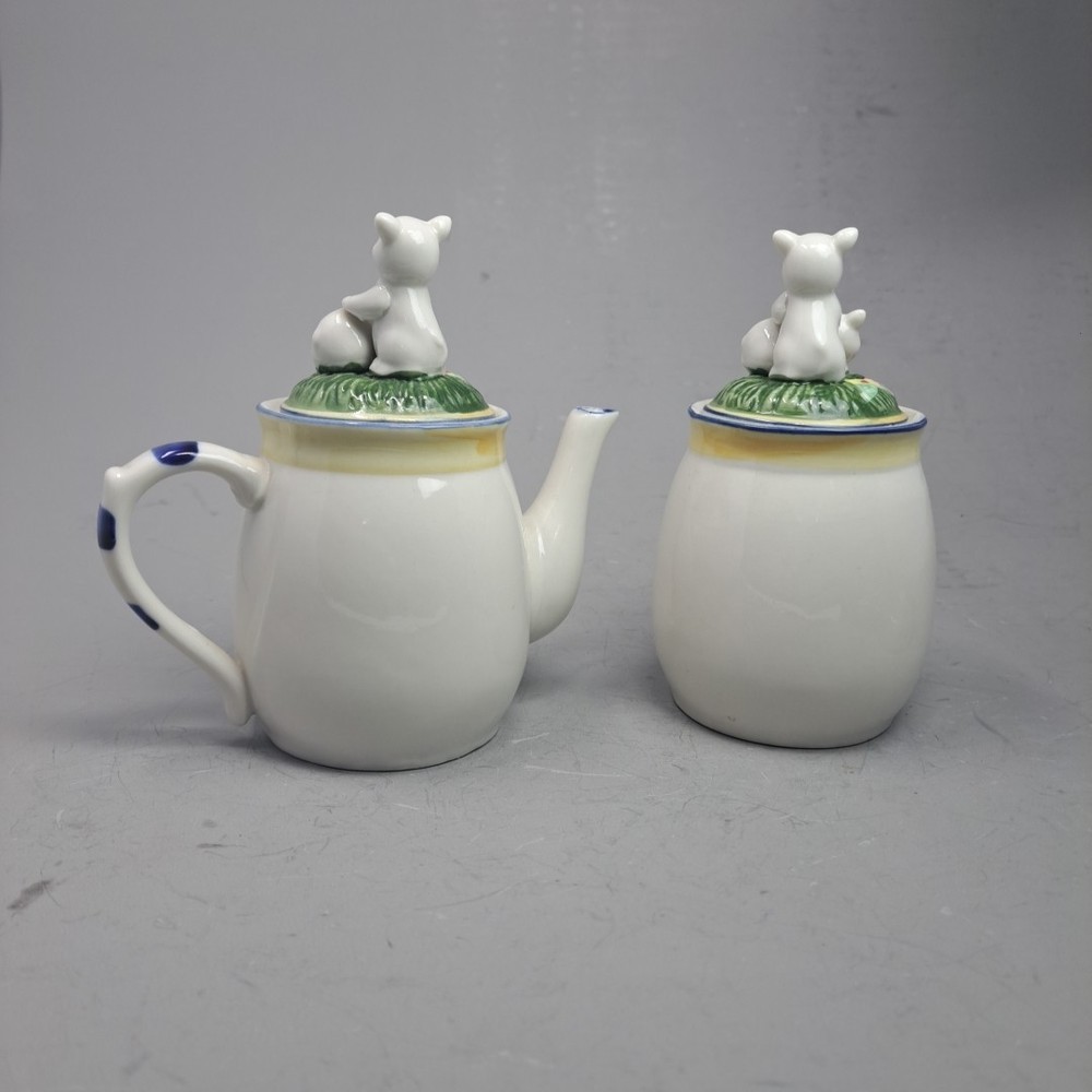 Paint A Pig Cream And Sugar Containers