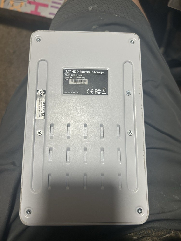 Avolusion HDDGU3-PRO 3.5" Desktop External HDD USB 3.0 White