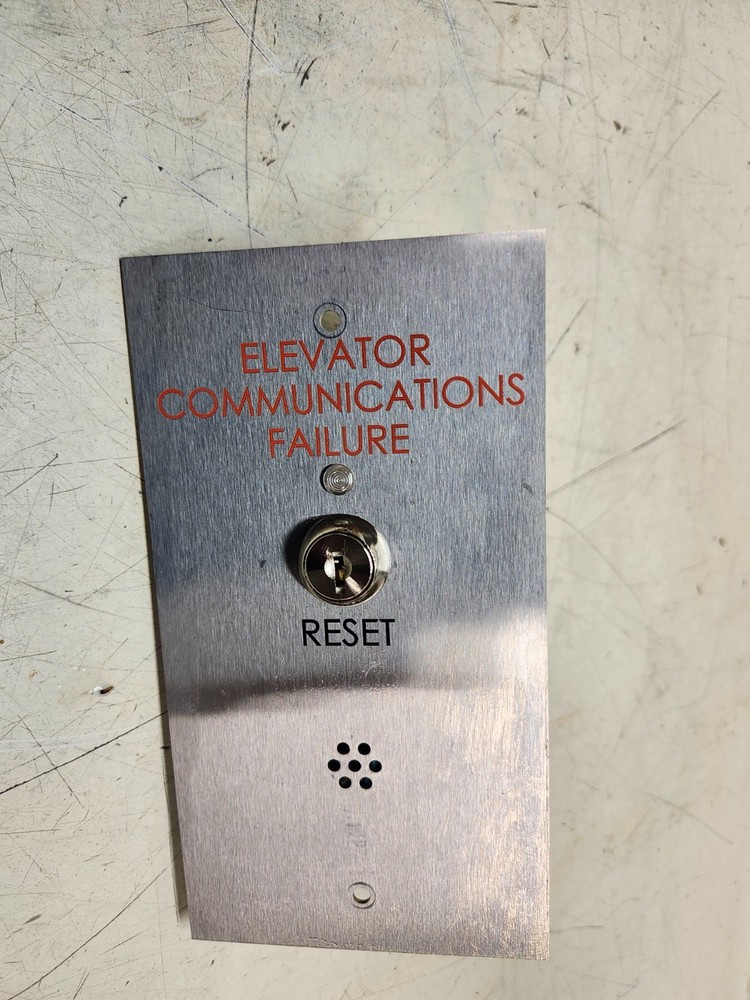 Elevator Communication Failure Reset Panel (No Key) FREE SHIPPING