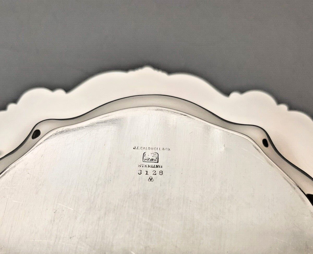 Solid Sterling Silver Whiting MFG Co Chased Bowl 468Gr. No Mono. Outstanding!