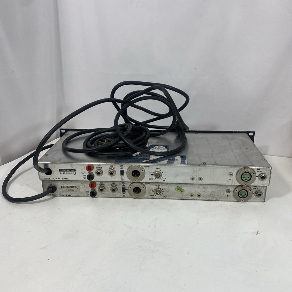 SHURE SR107 Audio Equalizer - Lot of 2.