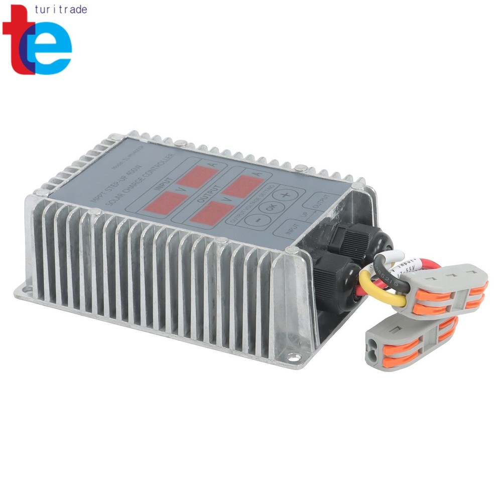 MPPT Solar Charge Controller 400W 24-85V Boost Waterproof LED Display Adjustable