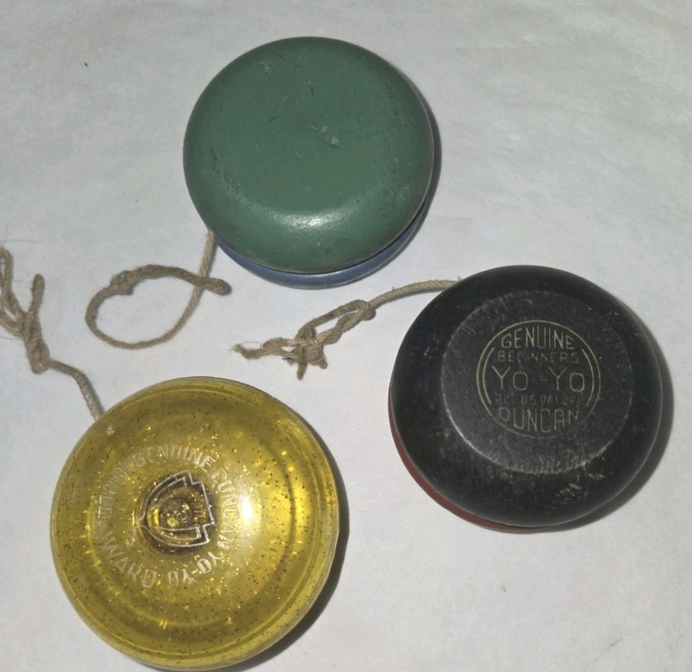 Lot Of 3 Vintage 1960s Yo Yos 2 Duncan