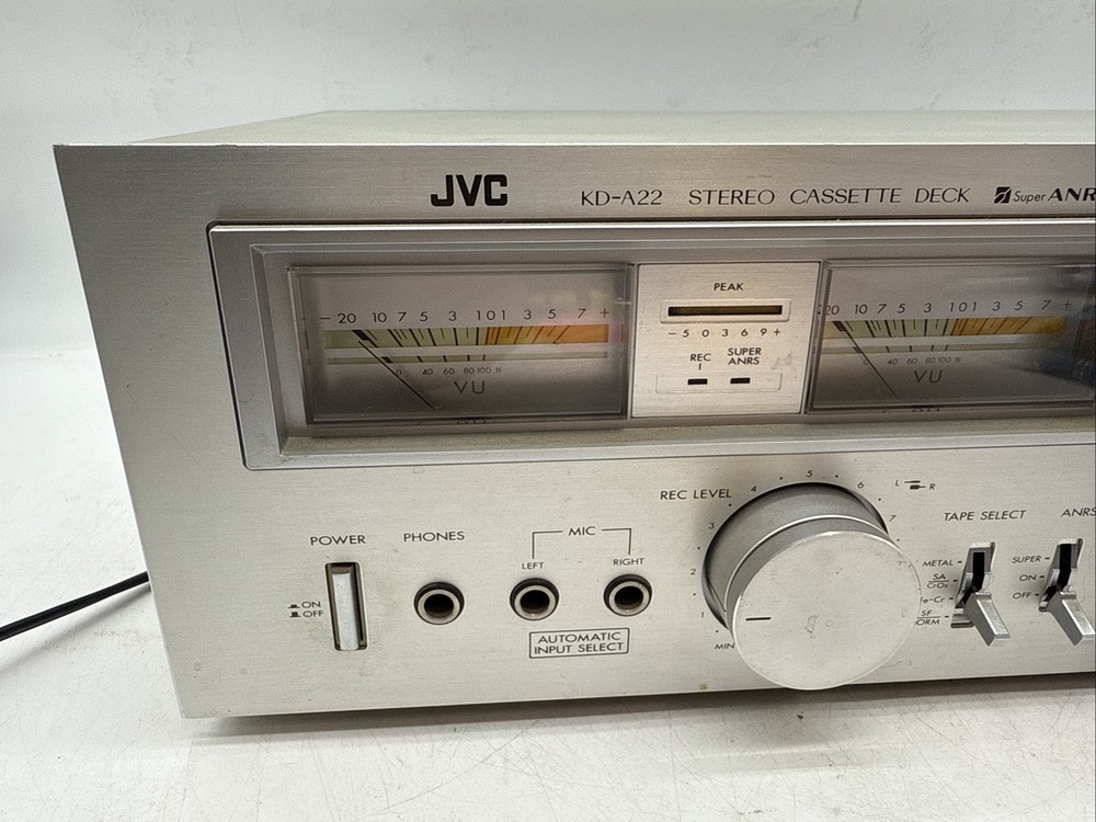 JVC KD-A22 Stereo Cassette Deck Tested