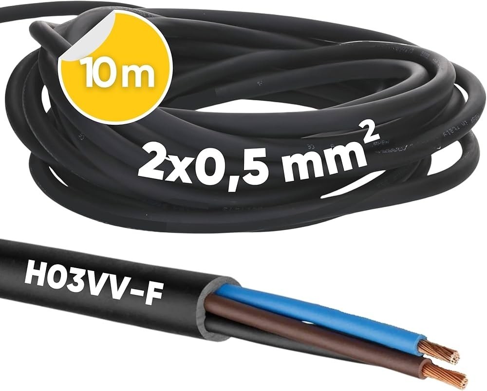 Cable 3 pinos H03VV-F
