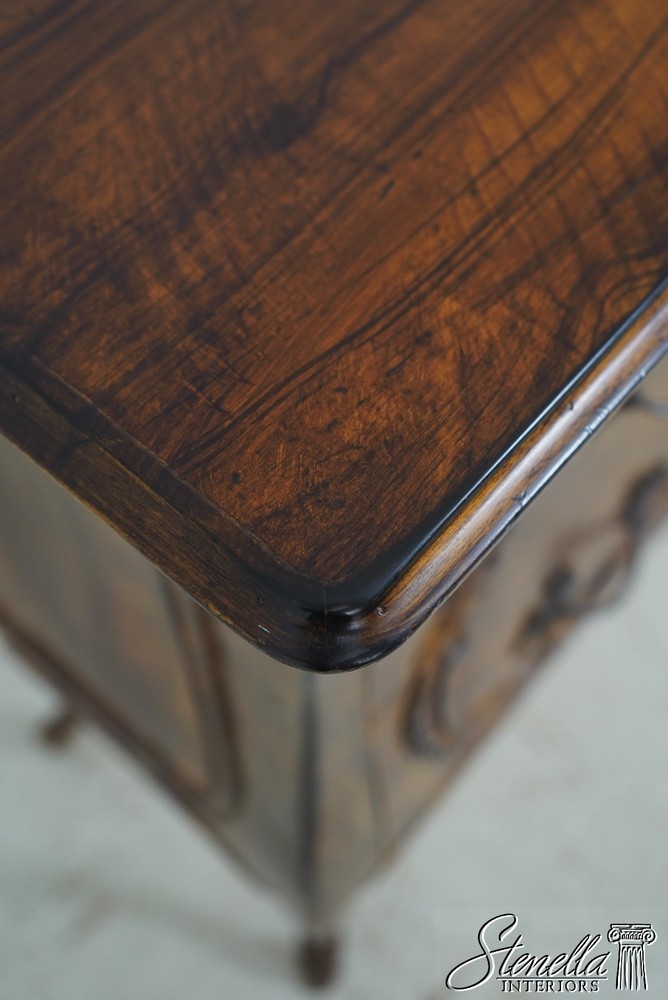 L69676: Vintage Italian Continental 2 Drawer Commode Server