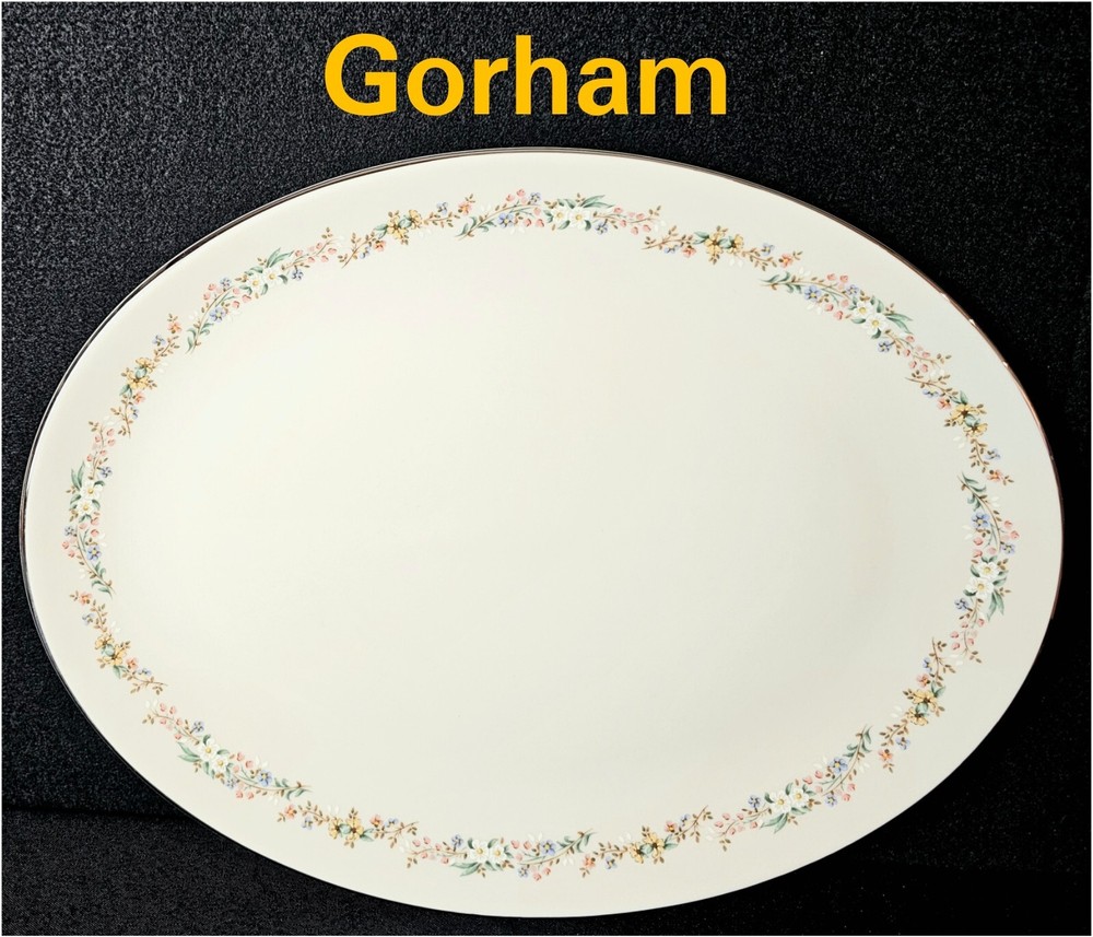 GORHAM RONDELLE OVAL SERVING PLATTER 14"