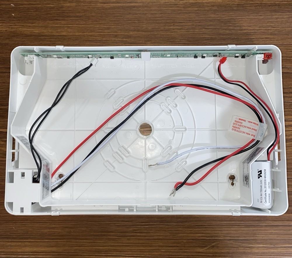 NEW Red LED Exit Sign w/ Adjustable Dual Heads, Includes Mounting Hardware