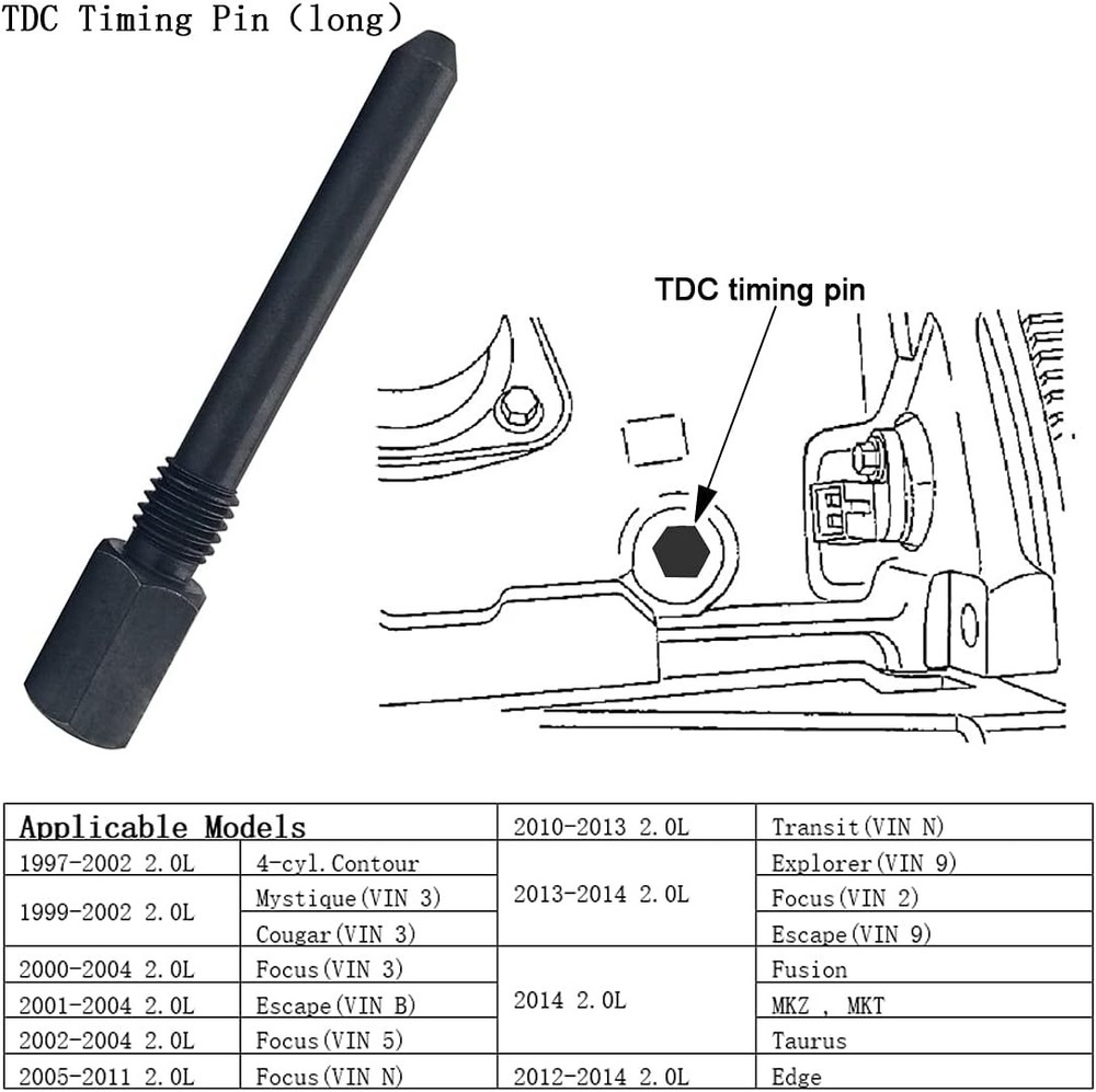 Camshaft Alignment Timing Tool Kit for Ford Mercury Mazda Engine Some Models