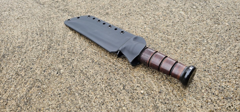 KA-BAR "USMC" kydex sheath, TACO style Sheath (BK)