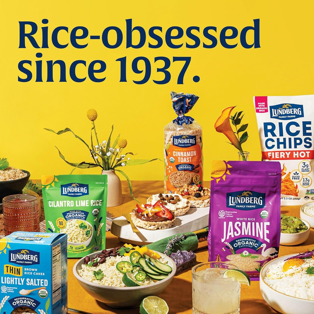 Organic Thin Stackers, Brown Rice, Lightly Salted, Thin Rice Cakes, Gluten-Free,