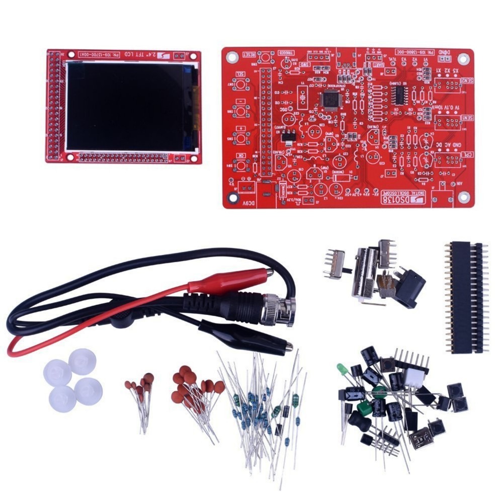 Accessories for Digital Oscilloscope Kit 2.4" TFT 1MSPS Open-sourced Version