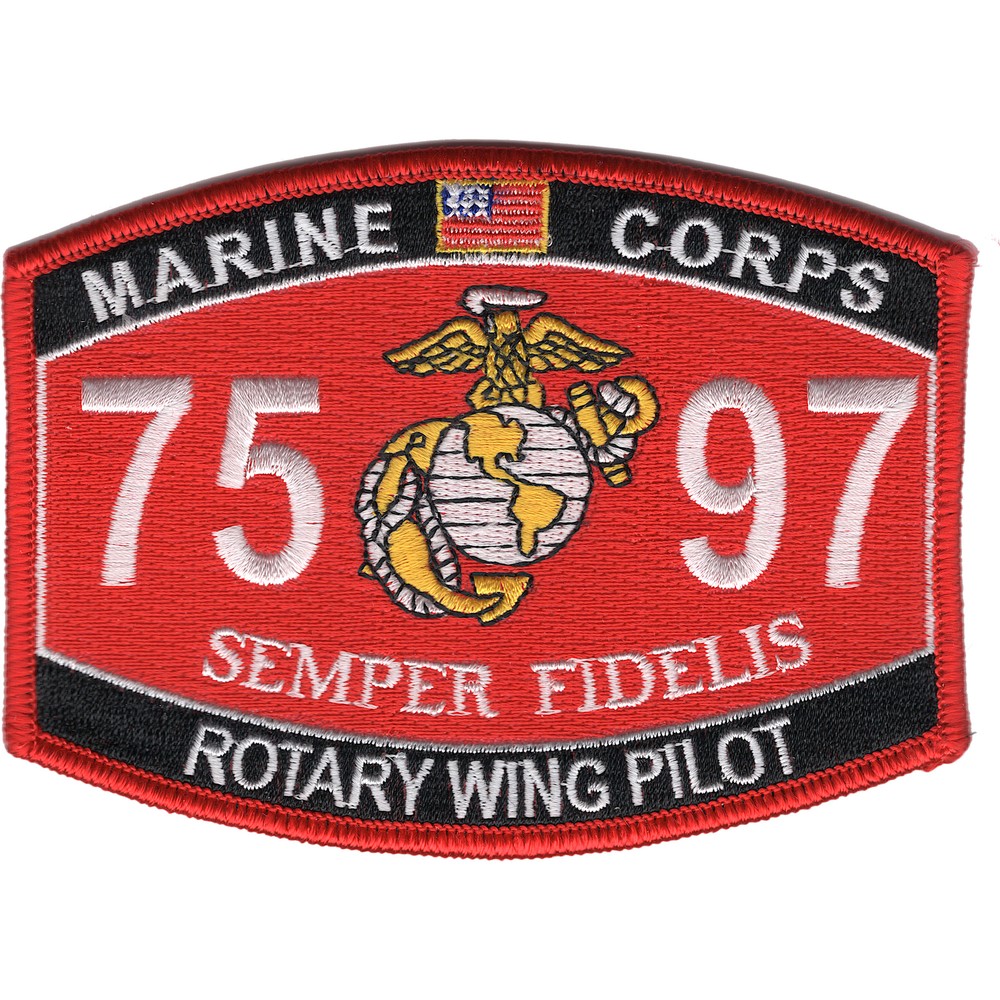 7597 Rotary Wing Pilot MOS Patch