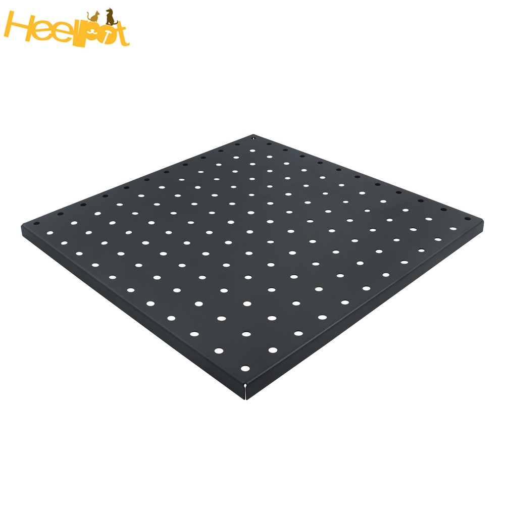 4 Pcs 12"×12" Square Metal Pegboard Panel Wall Organizer Panel Storage Hanger