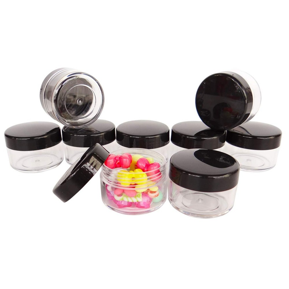 12pack 15 Gram Small Clear Cosmetic Sample 15ml Empty Containers for Make-up ...