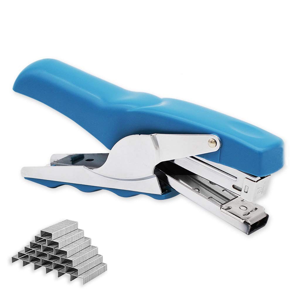 Stapler with 1000 Staples-Plier Stapler Save 60% Power,Good for Stapling at H...
