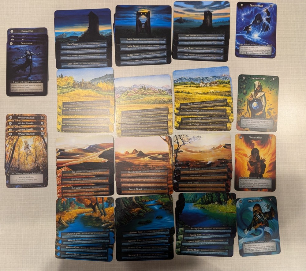 Sorcery Contested Realm TCG Beta COMPLETE Ordinary Playset 400+ Cards 4x each