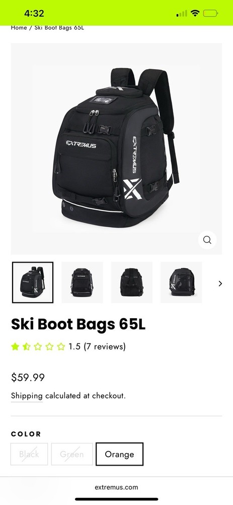 Ski Boot Bags 65L