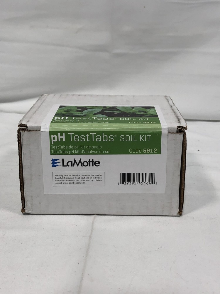 LaMotte pH TestTabs SOIL KIT Code 5912 Soil Testing Kit
