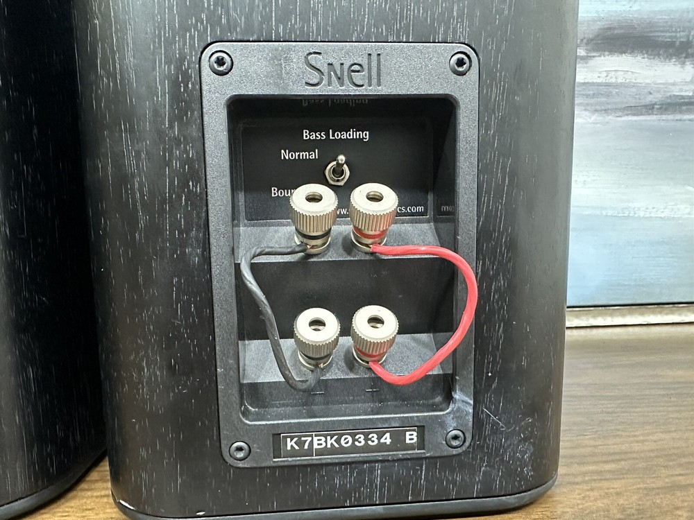 Snell K7BK Classic Speaker's Black. Working Great