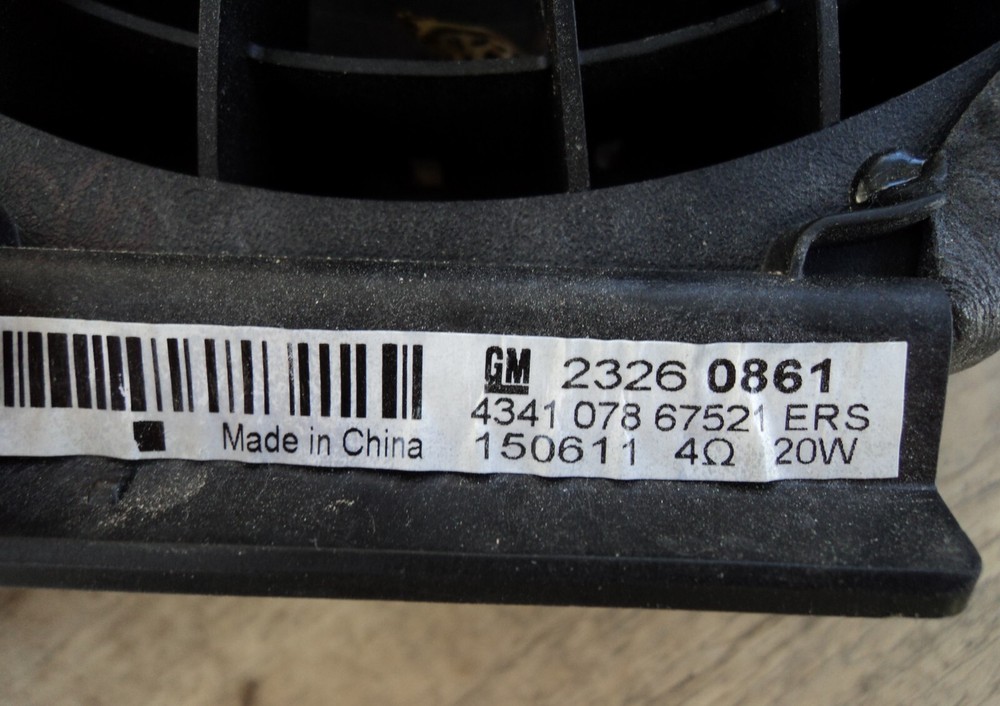 2013-2017 Buick Encore Door Speaker Right Rear