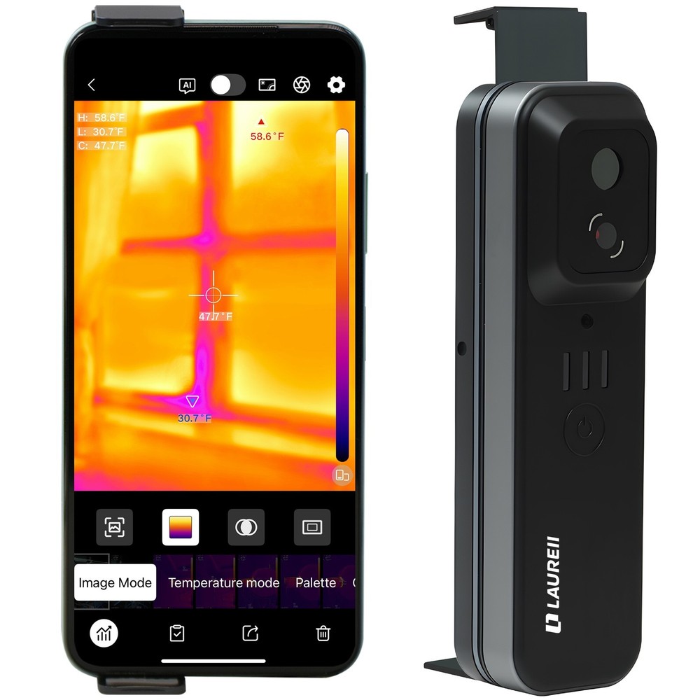 Wireless Thermal Imaging Camera 512×384 TISR Resolution for Android & iOS Phone