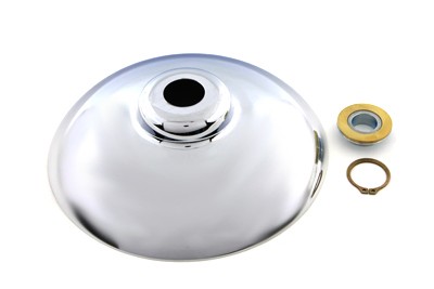 Chrome Front Hub Cap Kit for Harley-Davidson