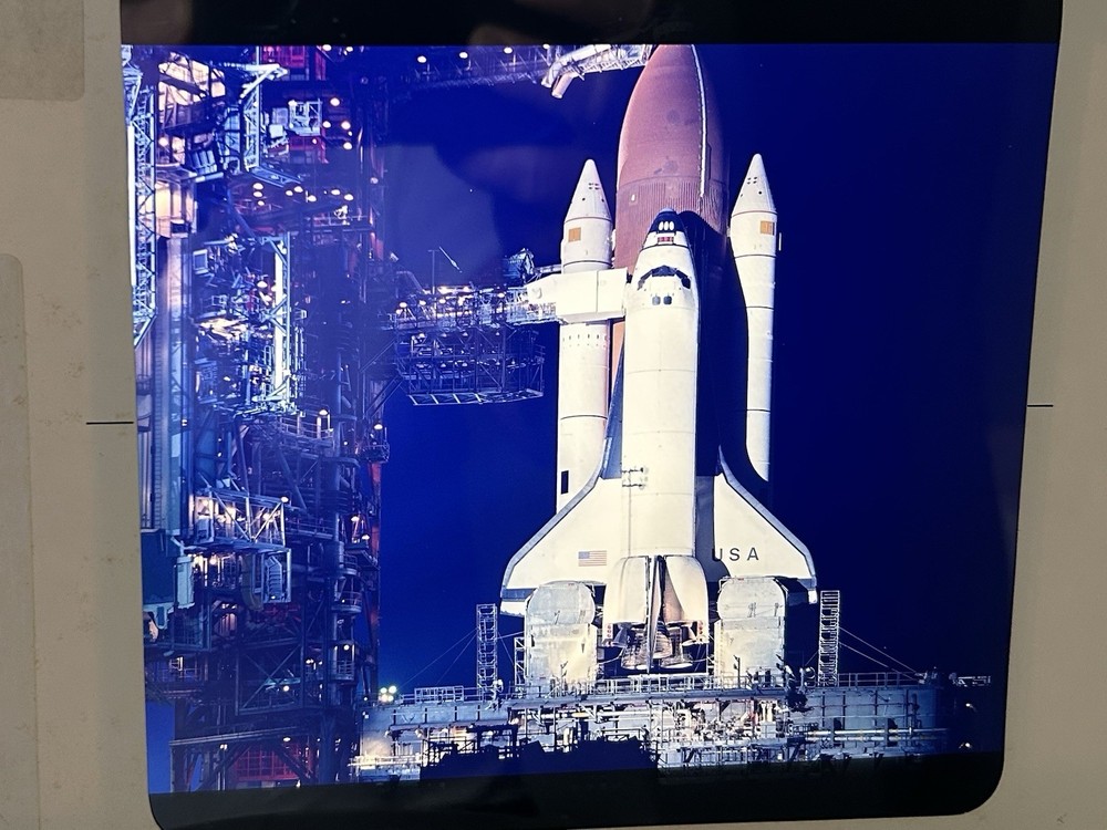 1982 NASA KSC Shuttle Columbia STS-3 Launchpad Presentation Transparency-246