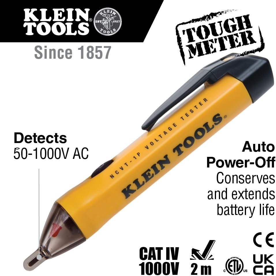 Compact 3-Piece Voltage Tester Set - Perfect for Home Electrical Troubleshooting