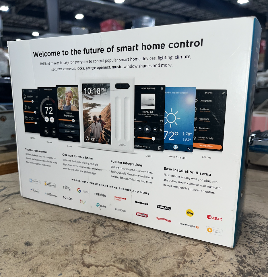 Brilliant Smart Home Control - 2-Switch Plug-In Model - Low Voltage Only