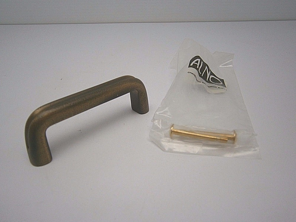 Creations by Alno Solid Brass A708-3-DB 3" Cabinet Pull Distressed Brass 646N
