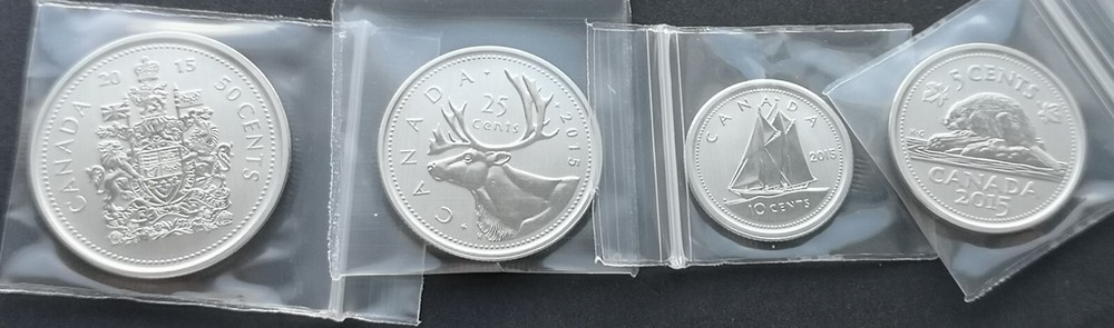 *** CANADA  2015  SPECIMEN  COINS  SET ***