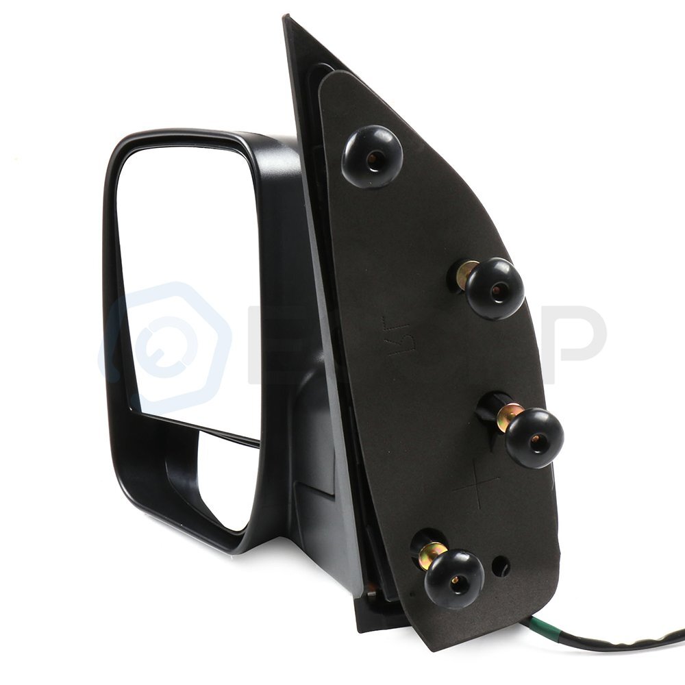 Pair Power Manual Fold Black Surface Mirrors For 2003-2014 Ford Econoline