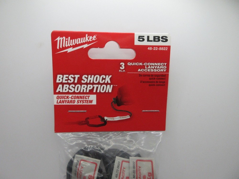Milwaukee Tool 48-22-8822 3 Pc. 5 Lb. Small Quick-Connect Accessory