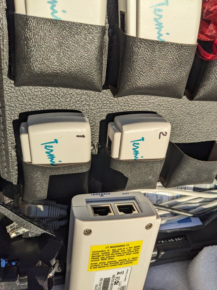 Network Pro: Cat 5/6 Termination Tool Kit Quick Cat Pro w/ LAN Tester, Tracker