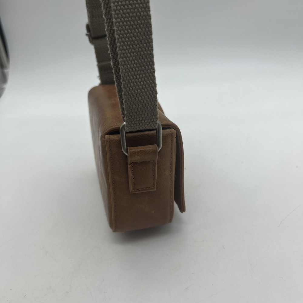 Ripcurl Leather Shoulder Bag Brown Tan Digital Camera Y2K