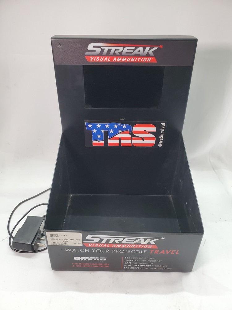 Streak Ammunition Display Box for Storefront