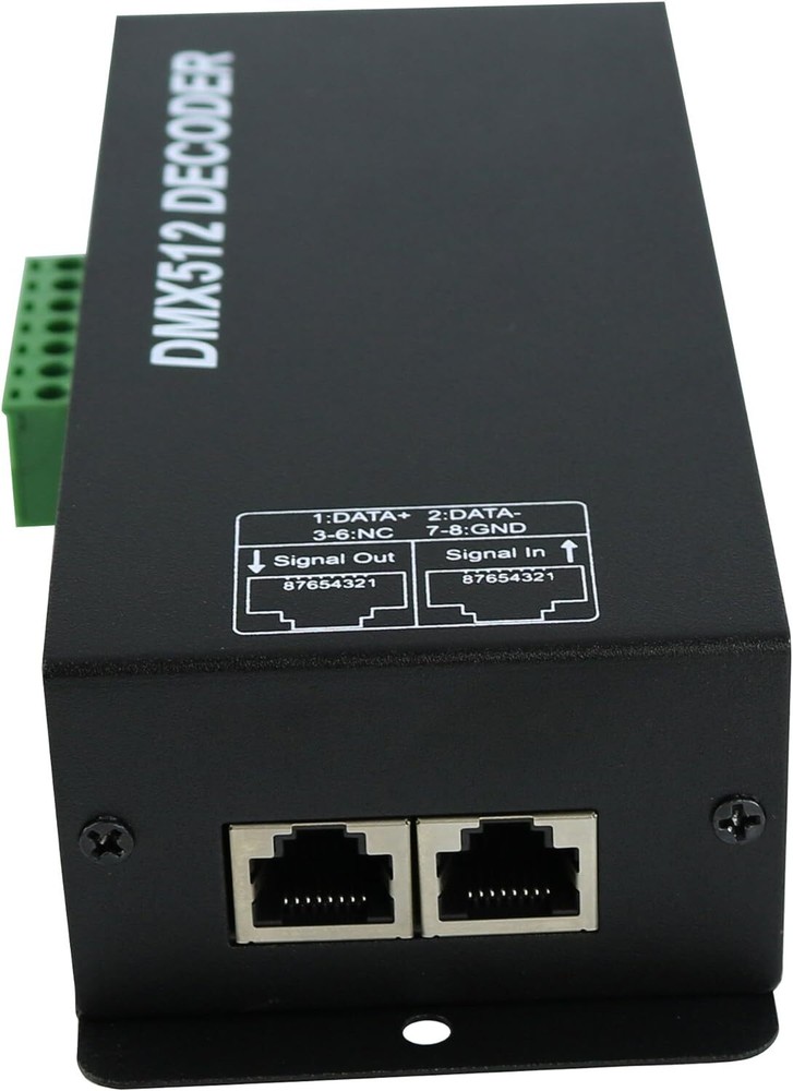DMX 512 LED Decoder Controller for RGB Tape Strip Light Dimmer Driver