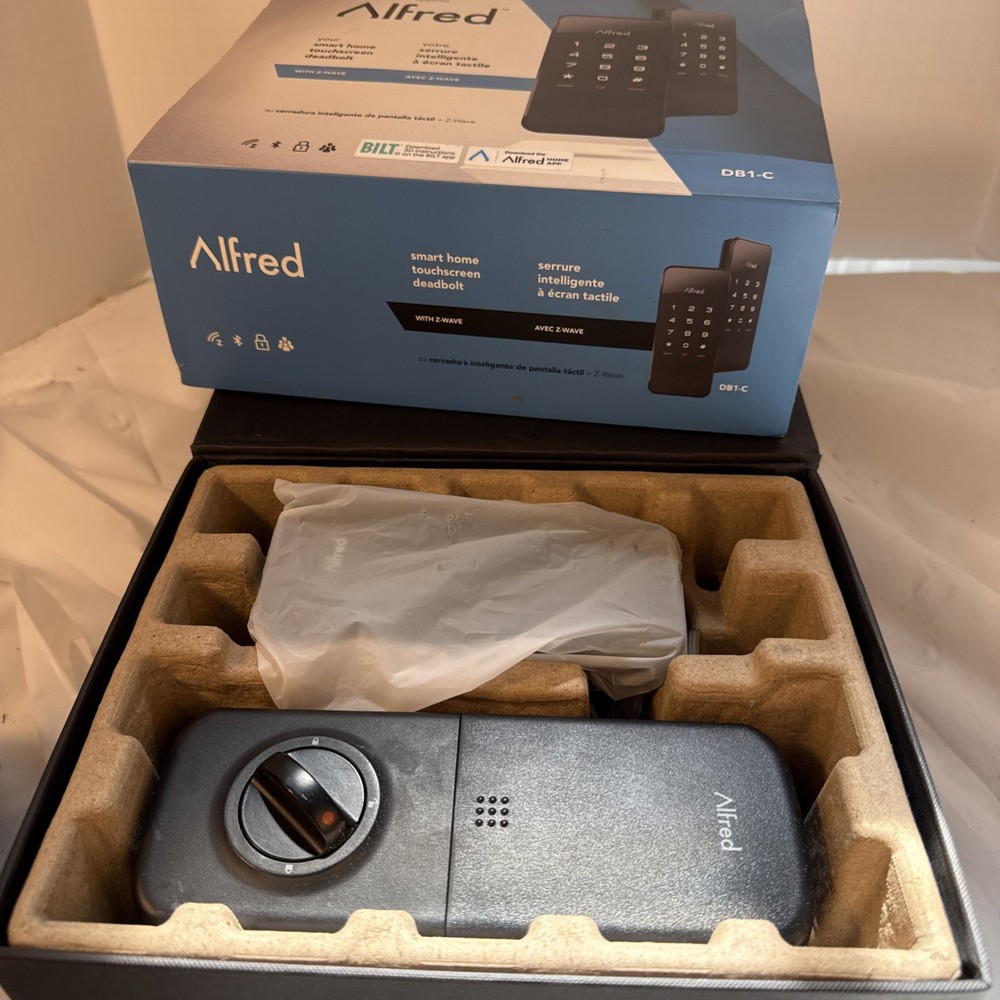 Alfred DB1-C Smart Home Touchscreen Deadbolt