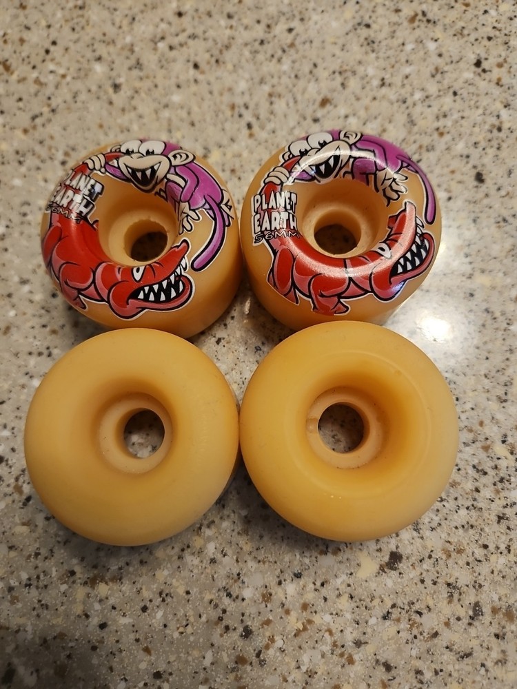 90s Planet Earth Skateboard Wheels