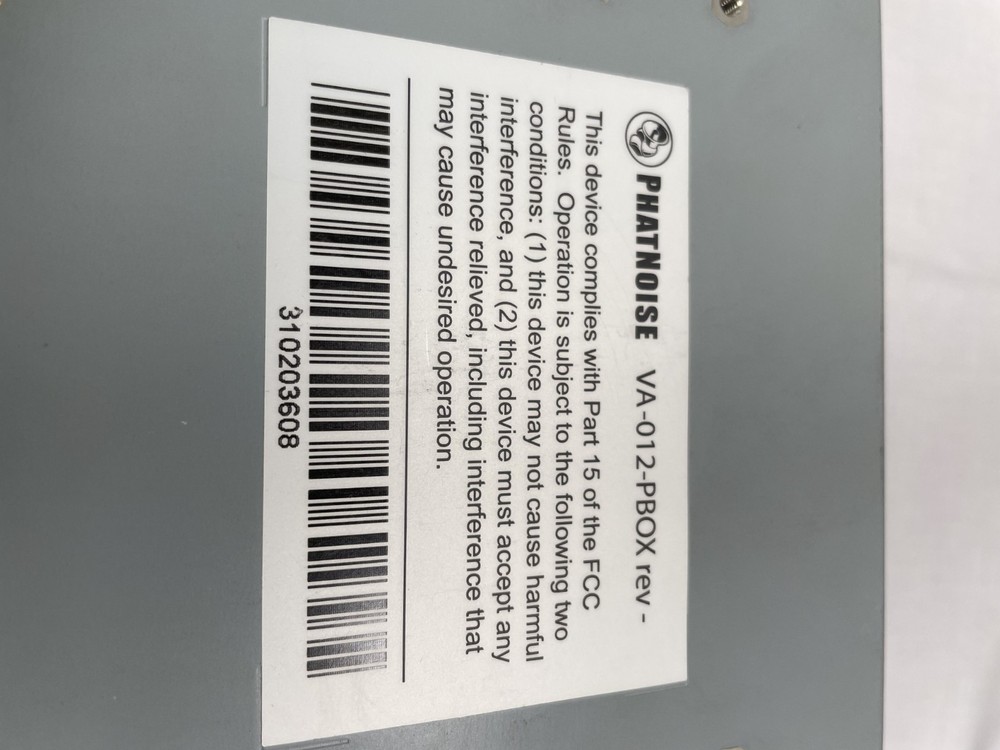 PhatNoise PhatBox Digital Media Player System - Not Tested