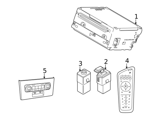 Genuine 2010-2018 Volvo - USB 30775252