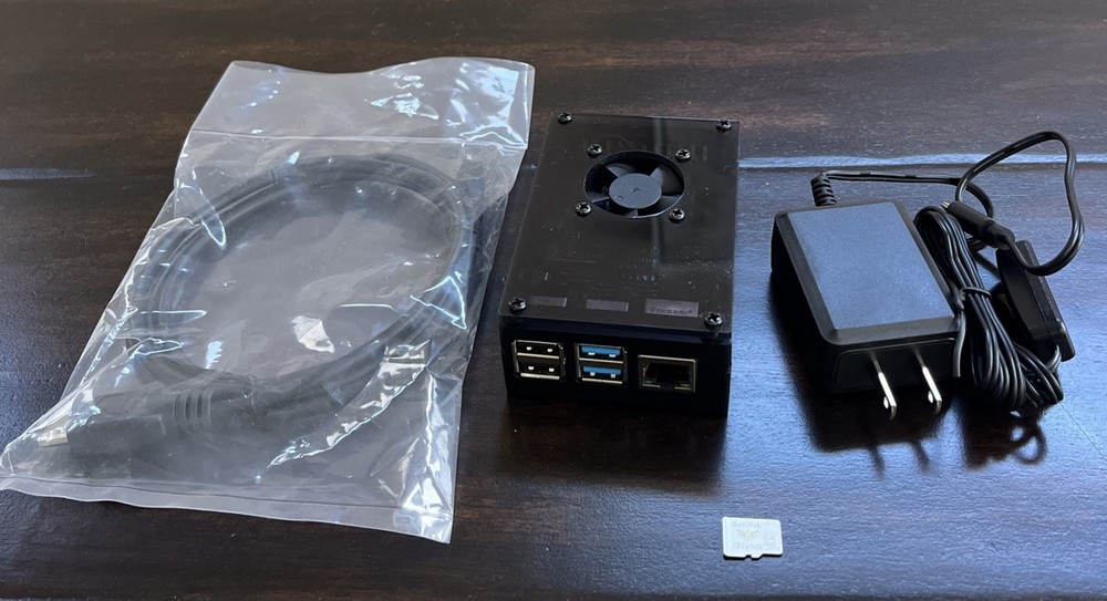 Raspberry Pi 4 Model B 4GB RAM Complete Kit W/ 64GB Micro SD, Power, Micro HDMI