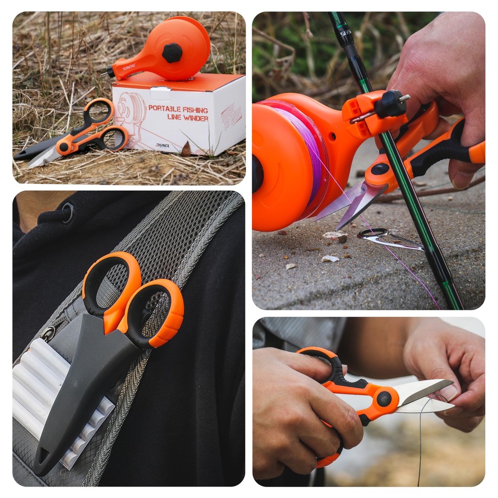 Fishing Line Winder – Portable Spooling Tool for Casting and Spinning Reels, ...