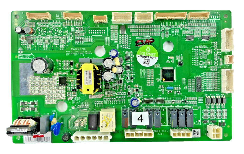 197D8524G001 OEM GE Refrigerator Main Control Board Replacement