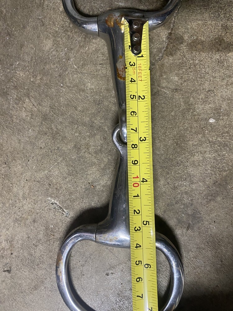 Stainless Steel Eggbutt Ring Snaffle Bit 5"