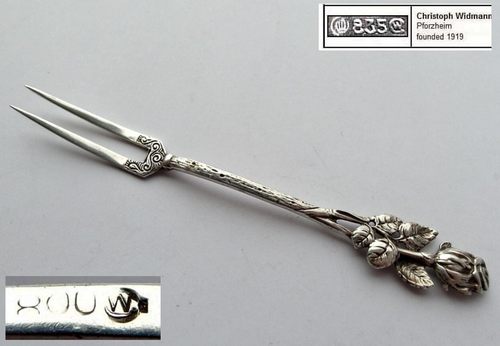 Serving Fork, Rose, Christoph Widmann, 800 Silver G314