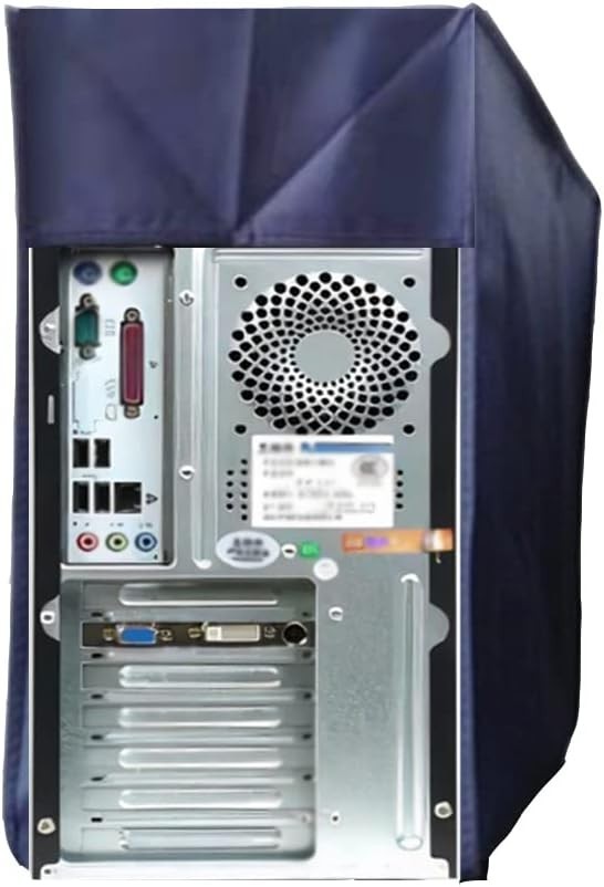 Dark Blue CPU Dust Cover - Stylish Protection for Your Computer Tower
