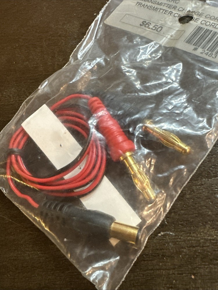 Futuba Transmitter Charging Cable - New / Sealed - Vintage - NOS